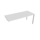 UNI - Stoly přídavné řetězící rovné Stůl jednací rovný 180 cm k řetězení - UJ 1800 R bílá