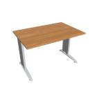FLEX - Stoly pracovní rovné Stůl pracovní rovný 120 cm - FS 1200 olše