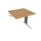 FLEX - Stoly pracovní rovné Stůl pracovní řetěz rovný 80 cm - FS 800 R dub