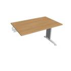 FLEX - Stoly pracovní rovné Stůl pracovní řetěz rovný 120 cm - FS 1200 R dub