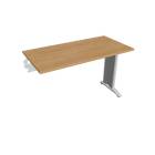 FLEX - Stoly pracovní rovné Stůl pracovní řetěz rovný 120 cm hl60 - FE 1200 R dub