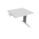 FLEX - Stoly pracovní rovné Stůl pracovní řetěz rovný 80 cm - FS 800 R bílá