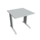 FLEX - Stoly pracovní rovné Stůl pracovní rovný 80 cm - FS 800 Šedá