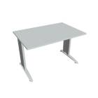 FLEX - Stoly pracovní rovné Stůl pracovní rovný 120 cm - FS 1200 Šedá