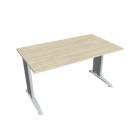 FLEX - Stoly pracovní rovné Stůl pracovní rovný 140 cm - FS 1400 akát