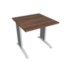 FLEX - Stoly pracovní rovné Stůl pracovní rovný 80 cm - FS 800 ořech