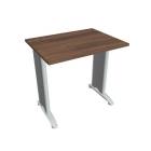 FLEX - Stoly pracovní rovné Stůl pracovní rovný 80 cm hl60 - FE 800 ořech