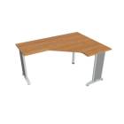 FLEX - Stoly pracovní tvarové Stůl ergo levý 160x120 cm - FEV 60 L olše