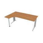 FLEX - Stoly pracovní tvarové Stůl ergo pravý 180x120 cm - FE 1800 P olše