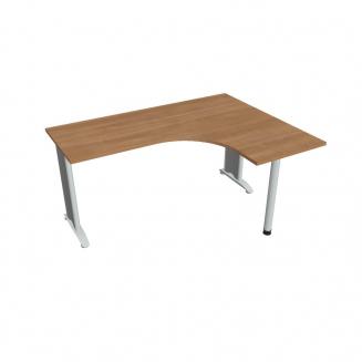FLEX - Stoly pracovní tvarové Stůl ergo levý 160x120 cm - FE 60 L višeň