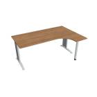 FLEX - Stoly pracovní tvarové Stůl ergo levý 180x120 cm - FE 1800 L višeň