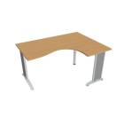FLEX - Stoly pracovní tvarové Stůl ergo levý 160x120 cm - FE 2005 L buk