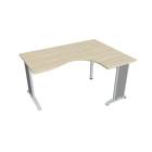 FLEX - Stoly pracovní tvarové Stůl ergo levý 160x120 cm - FE 2005 L akát