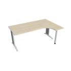 FLEX - Stoly pracovní tvarové Stůl ergo levý 180x120 cm - FE 1800 L akát