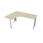 FLEX - Stoly pracovní tvarové Stůl ergo pravý 160x120 cm - FE 60 P akát