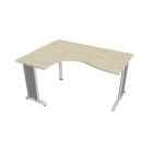 FLEX - Stoly pracovní tvarové Stůl ergo pravý 160x120 cm - FE 2005 P akát
