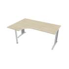 FLEX - Stoly pracovní tvarové Stůl ergo pravý 180x120 cm - FE 1800 60 P akát