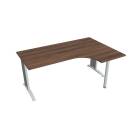 FLEX - Stoly pracovní tvarové Stůl ergo levý 180x120 cm - FE 1800 60 L ořech