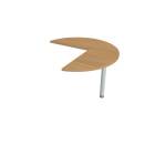 FLEX - Stoly přídavné Stůl jednací pravý 100 cm - FP 21 P dub