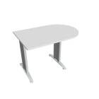 FLEX - Stoly přídavné Stůl jednací oblouk 120 cm - FP 1200 1 bílá