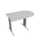 FLEX - Stoly přídavné Stůl jednací oblouk 120 cm - FP 1200 1 Šedá