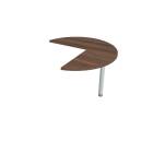 FLEX - Stoly přídavné Stůl jednací pravý 100 cm - FP 21 P ořech