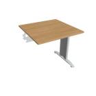 FLEX - Stoly pracovní rovné Stůl jednací řetězící rovný 80 cm - FJ 800 R dub