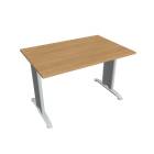 FLEX - Stoly pracovní rovné Stůl jednací rovný 120 cm - FJ 1200 dub