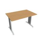 FLEX - Stoly pracovní rovné Stůl jednací rovný 120 cm - FJ 1200 buk