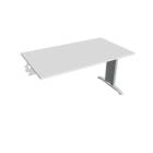 FLEX - Stoly pracovní rovné Stůl jednací řetězící rovný 140 cm - FJ 1400 R bílá