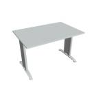 FLEX - Stoly pracovní rovné Stůl jednací rovný 120 cm - FJ 1200 Šedá