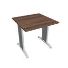 FLEX - Stoly pracovní rovné Stůl jednací rovný 80 cm - FJ 800 ořech