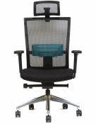 Kancelářská židle NODE Kancelářská židle Windy černo-tyrkysová