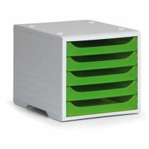 Třídící box, zelená průhledná