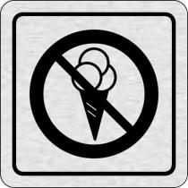Cedulka na dveře - Zákaz vstupu se zmrzlinou II.