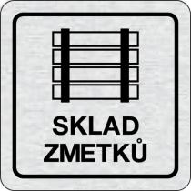 Cedulka na dveře - Sklad zmetků