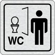 Cedulka na dveře - Kabinka WC muži