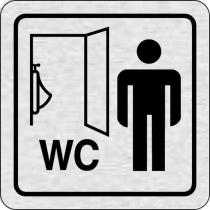 Cedulka na dveře - Pisoár WC muži