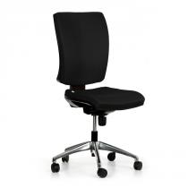 Kancelářská židle Leon PLUS, černá - bez područek 