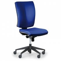 Kancelářská židle Leon PLUS, modrá - bez područek