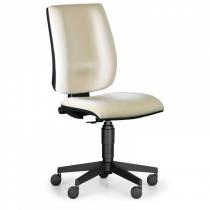 Kancelářská židle FIGO bez područek, permanentní kontakt, béžová