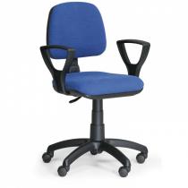 Kancelářská židle MILANO s područkami - modrá