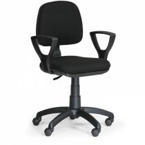 Kancelářská židle MILANO s područkami - černá