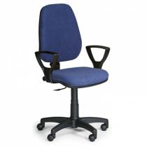 Kancelářská židle COMFORT PK s područkami - modrá