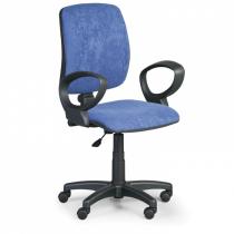 Kancelářská židle TORINO II s područkami - modrá