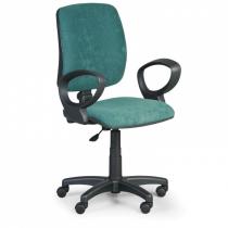 Kancelářská židle TORINO II s područkami - zelená