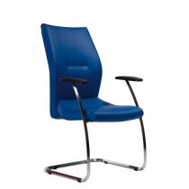 Jednací židle Mega, modrá
