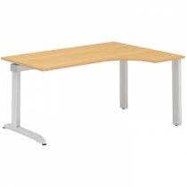 Rohový psací stůl CLASSIC C, pravý, dezén divoká hruška