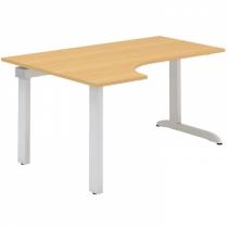 Rohový psací stůl CLASSIC C, levý, dezén buk