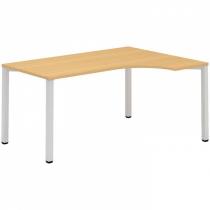 Rohový psací stůl CLASSIC B, pravý, dezén divoká hruška